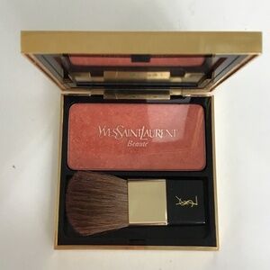 YSL Limited Edition powder blush (full size) with mini YSL brush